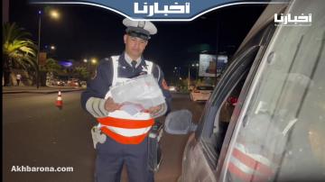 سدود قضائية منتشرة بشوارع أكادير ولي حصل يدوز للحساب ليلة رأس السنة
